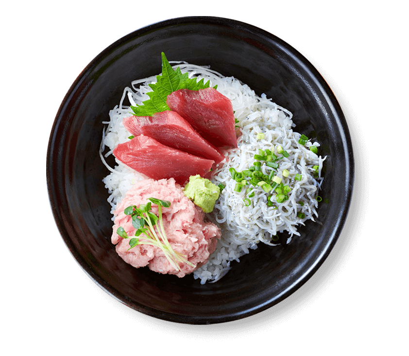 鮪ねぎとろしらす丼